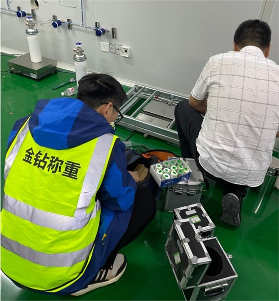 茵泰科進口電子秤維?，F(xiàn)場1