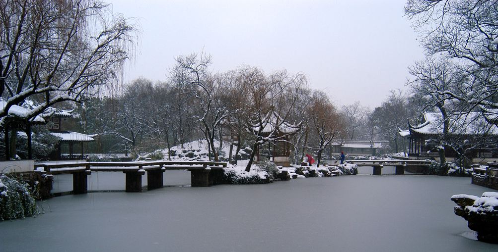 蘇州 2018年第一場(chǎng)雪景